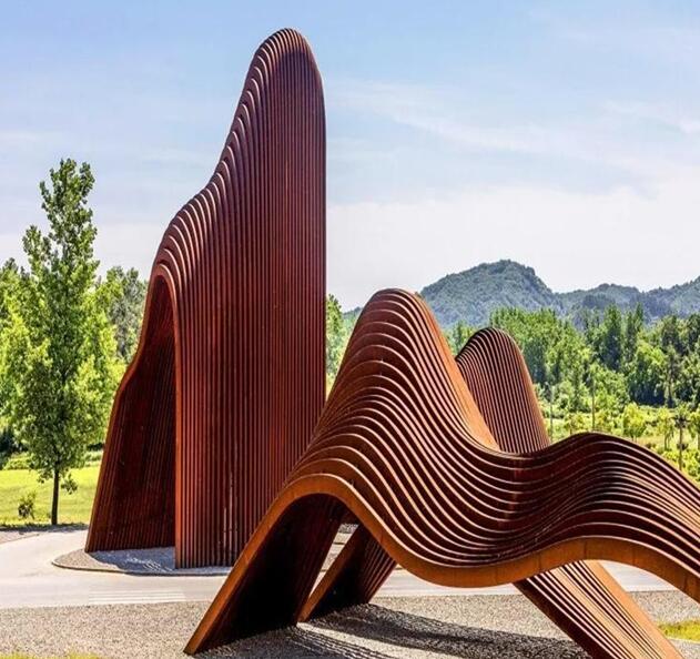 寿县锈钢板造型
